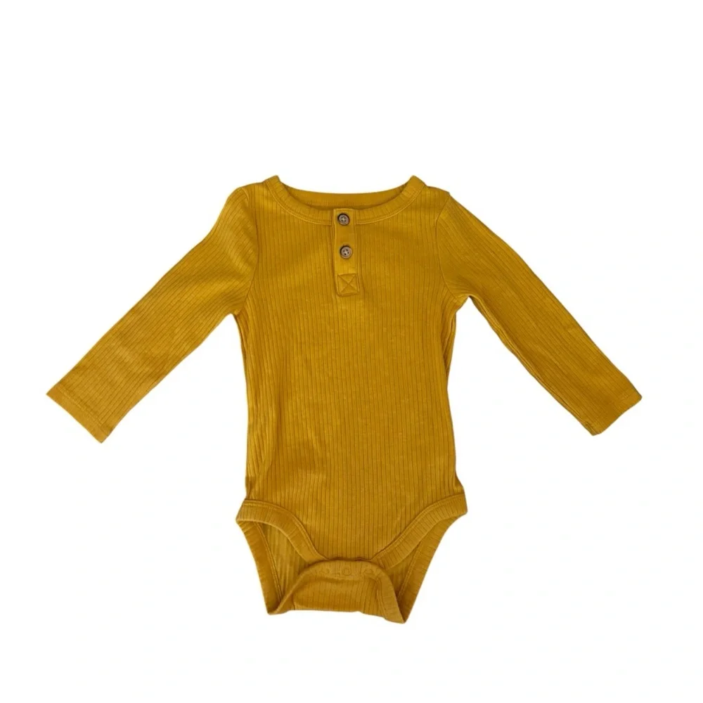 Cat & Jack Baby Yellow Onesie Size 6-9 Months NWOT